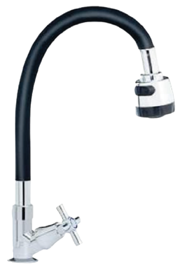 LLAVE FLEXIBLE ENCAUCHETADA